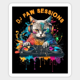DJ CAT - DJ PAW SESSIONS Magnet
